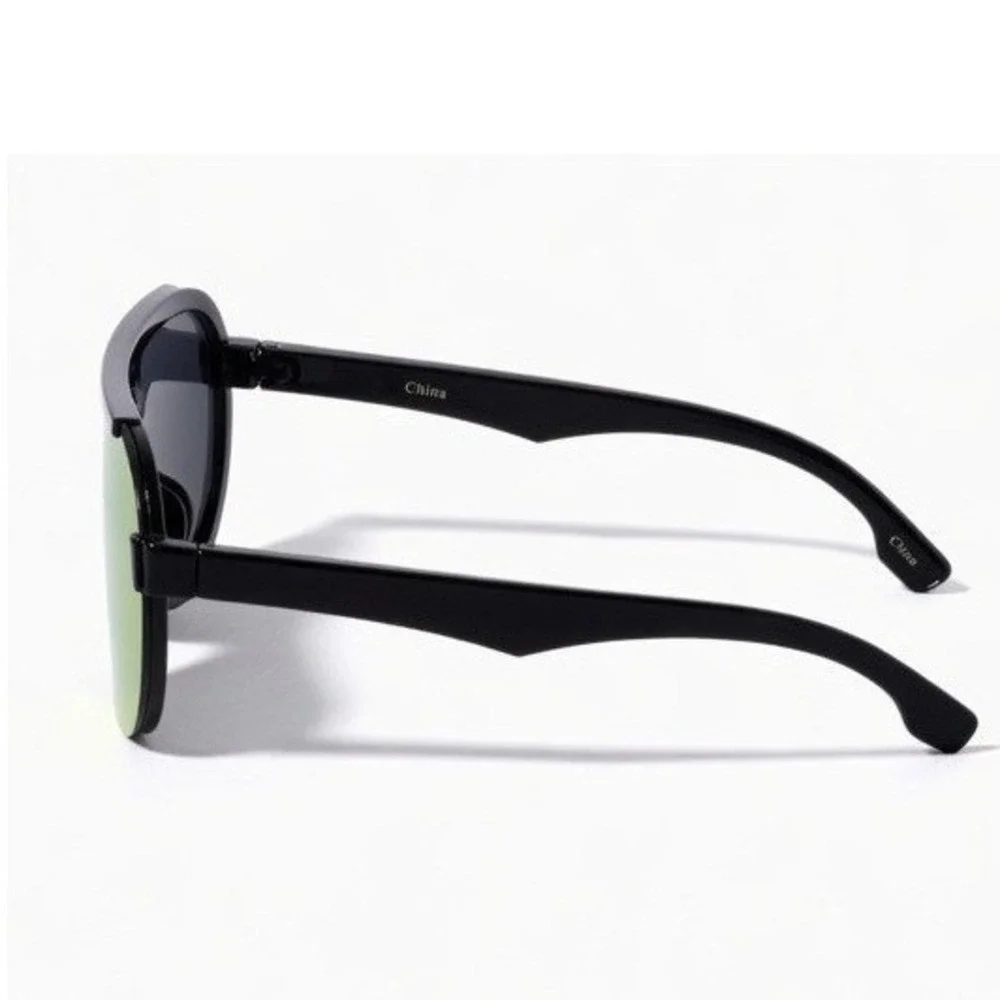 Sunglasses Orange Mirrored Lens Unisex Beach Party‎ Shades Sun Protection Luxury